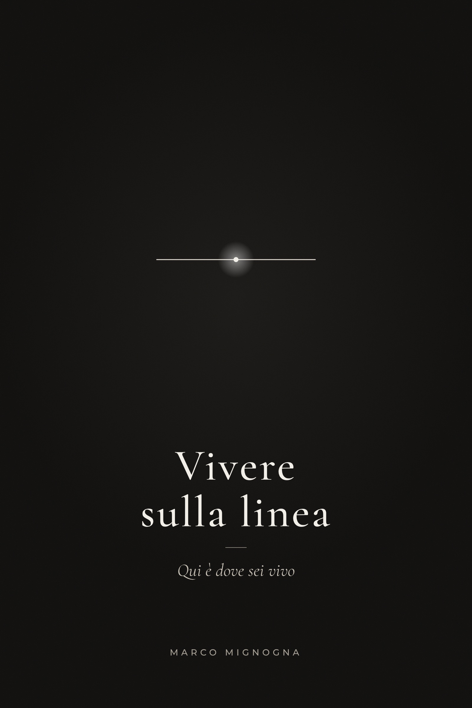 Copertina del libro Vivere sulla linea